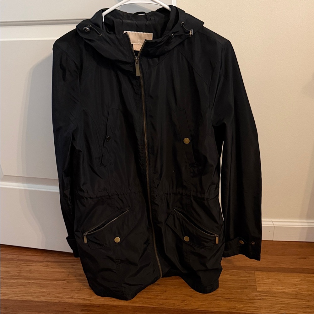 Michael by Michael kors Black Hooded Jacket